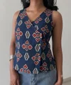 K 1111 By Naisha Printed Cotton Western Ladies Top